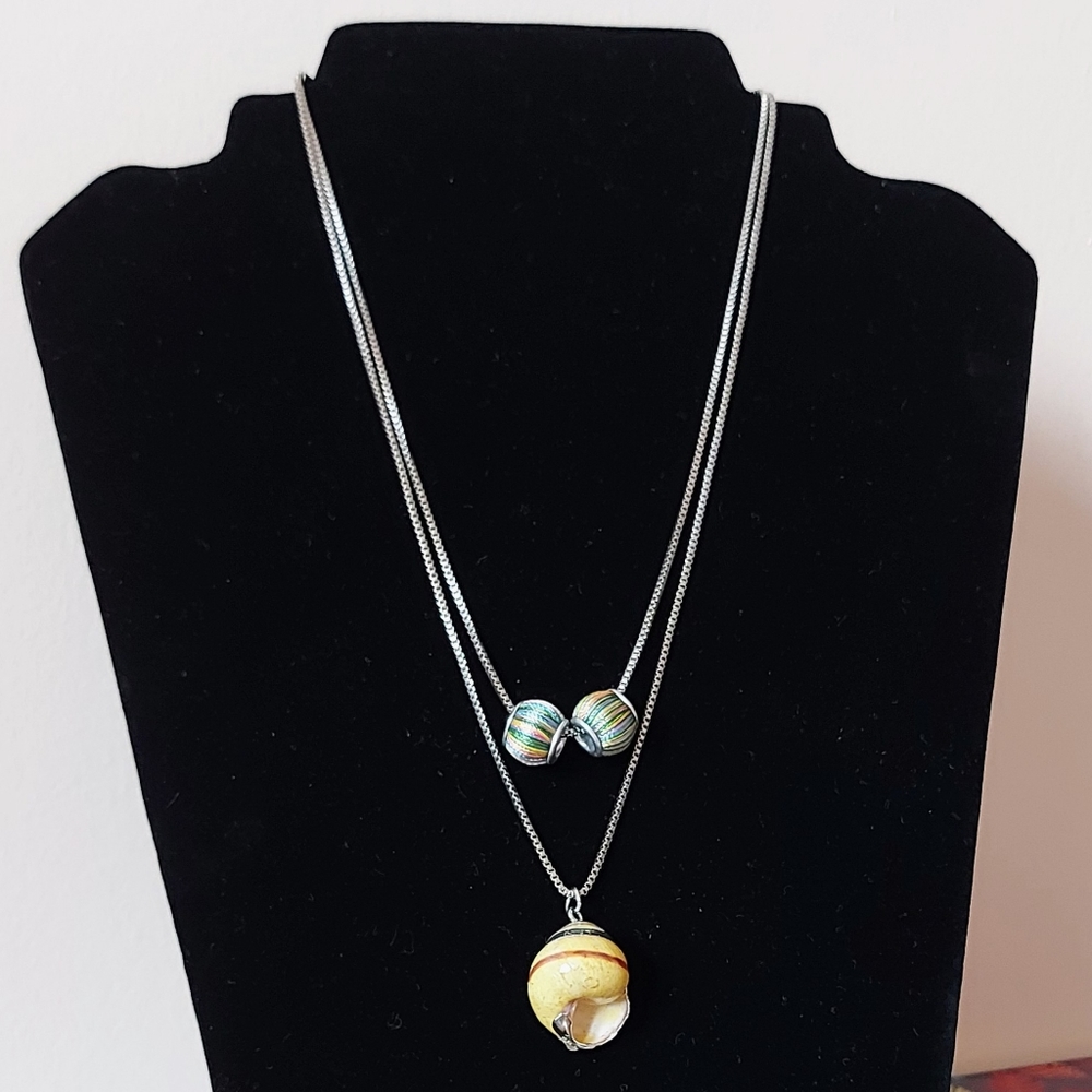 Handmade 2 Minimalist 18" adjustable Necklaces